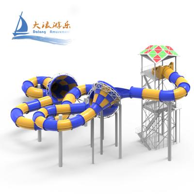 China Merry Indoor Pool Slide Adults Kids Water Playground Commercial Grade UV Protection/High Temprature Prevention Made in China for sale