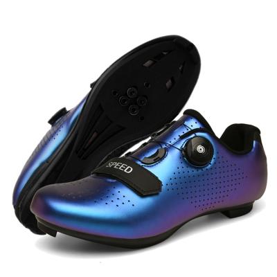 China Wholesale Sports Fashion Road EVA Men's Shoes Self-locking Cycling Women Waterproof SPD Cycling Shoes for sale