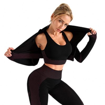 China Breathable Hot Style With Good Product Quality Women Gym Yoga Sets Manufacturer for sale