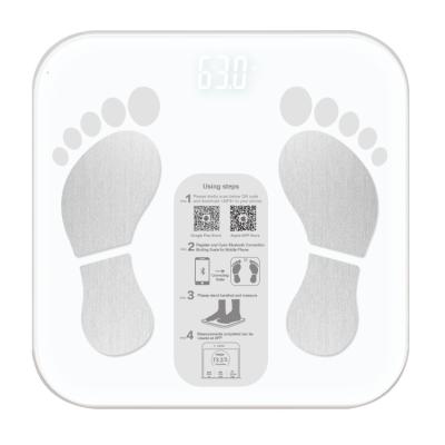 China Office New Arrival Smart Glass Body Fat Measures Bathroom Digital Weight Scales for sale