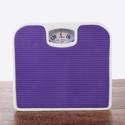 China Weight Function Leather Panel Single Color Factory OEM Cheapest Popular Mechanical Bathroom Scales for sale