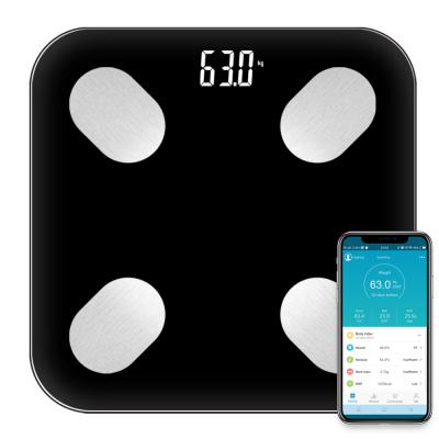 China OEM&ODM Factory Accurate Smart Digital Scales Weight Function LED Scale Electronic Smart Scale for sale