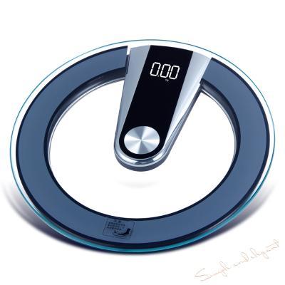 China Classy Tempered Glass Digital Big Size 8mm Voice Broadcast Weigh Scales Digital Bathroom Scale for sale