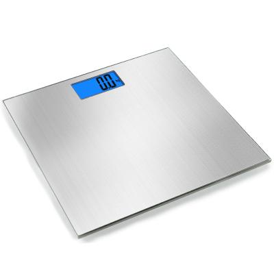 China Bathroom Scales Stainless Steel Panel Scales / SS Human Bathroom Scale for sale