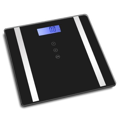 China Bathroom Scales Digital BMI Body Fat Scale /Hydration Monitor Scale, 10 User Recognition, Smart Weight Scale for sale