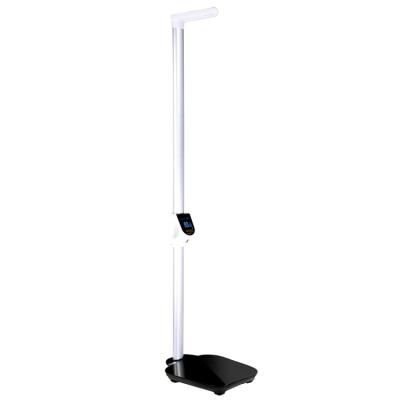 China RS232 connect computer electronic height and weight measuring machines to stand height for human scale 200kg for sale