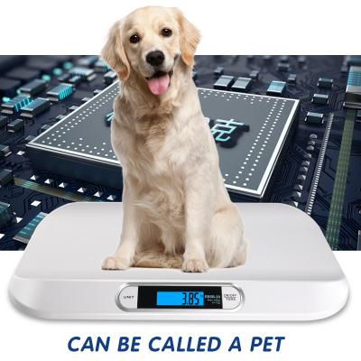 China Large Size Household 20kg Digital Dog Cat Pet Weight Scale Miniaturized Flat Electronic Weighing Rectangle for sale