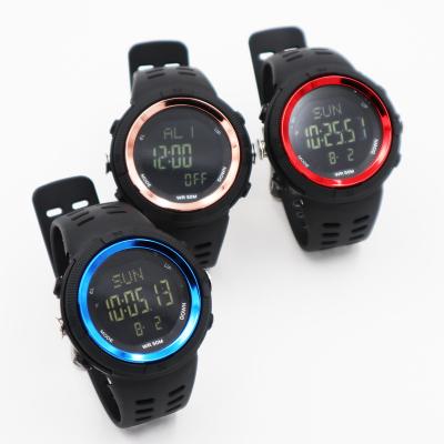 China Cheap backlight homeshing g sport smael watch alarm clock stopwatch new auto date free sample wrist shock digital watches for sale