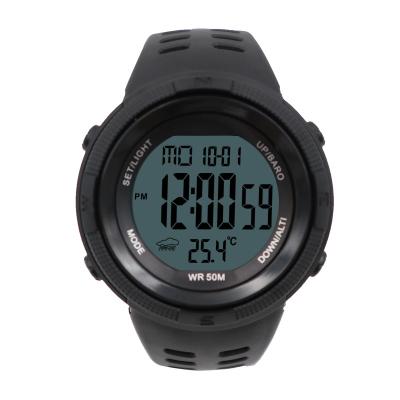 China New Designed Color Alarm Free Sample Men's Wristwatch Summer Time Compass Digital Sport Clock Watches for sale