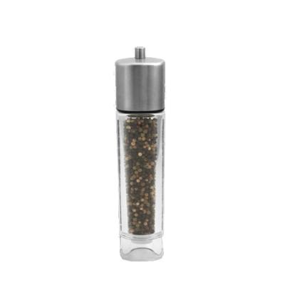 China High Quality Acrylic Top Body Kitchenware Stainless Steel Peppermill for sale