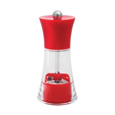 China Kitchenware Price Big Red Acrylic Chilli Mill Manual Grinder for sale