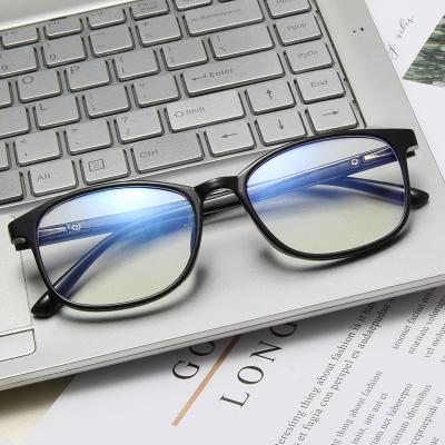 China ANTI BLUE LIGHT & CLEAR GLASS Computer Gaming Anti Therapy River Light Blue Blocking Optical Women Glasses Big Blue Light Glass Frame Anti Glasses for sale