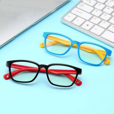 China Child eyesight Anti-blue light glasses for kids, prevent blue light from cell phones and computers, optical frame tr90 glasses for sale