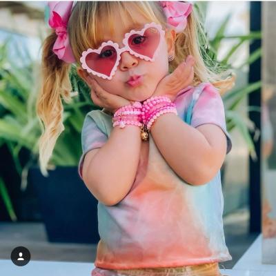 China Fashion Sunglasses Heart Kids Baby Sunglasses UV400 Plastic Sunglasses for sale