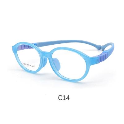 China Flexible Eyewear Frame Blue Light For Myopia/Hyperopia/Astigmatism Fashion Blocking Silicone Child Glasses For Myopia Nearsightedness for sale