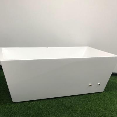 China ANTI-DEFROST SYSTEM Customized Logo Acrylic Cold Plunge Athlete Ice Bathtub Spa Massage Tub Freestanding Ice Bath Tub for sale