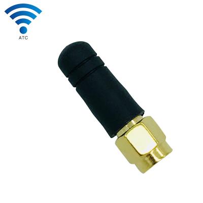 China ABS and copper casting wifi antenna for android straight connector mini 2.4 GHz wifi antenna for sale