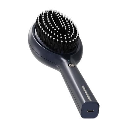 China Travel Waterproof Professional Anion Brush Permanent Styler Electric Heatless Negative Ion Blow Dryer Brush For All Hair for sale