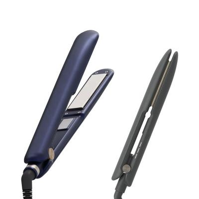 China Good Quality Heat Safety 450 Flat Titanium Quick Temperature Memory Iron PTC Hair Straightener Portable Curling Hair for sale