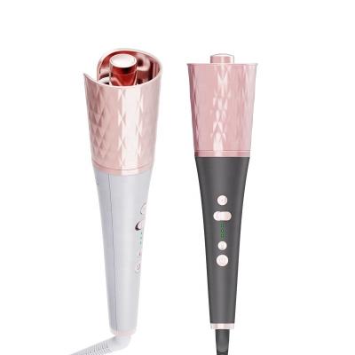 China 2022 Automatic Rotating Hair Curling Iron Barrel Magic Hair Styling Crimper Ceramic Coating Automatic Rotating Hair Curler Hair Curler for sale