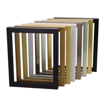 China White 10x10 Thin Wood Picture Frames For Home Decoration for sale