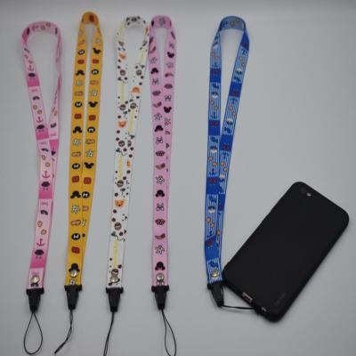 China Non Toxic Nylon 2.5mm Cell Phone Lanyard Strap for sale