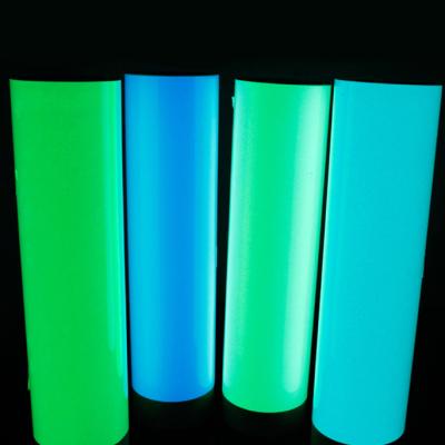 China Luminous Glow In Dark PU HTV Roll Heat Transfer Vinyl for sale