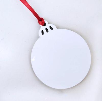 Cina Spazii in bianco di sublimazione del MDF DIY dell'ornamento del regalo di forma della palla in vendita