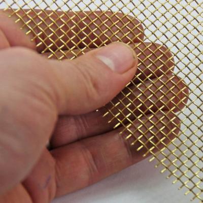 China Filter 40 60 80 100 120 200 Mesh Ultra Fine Brass Wire Mesh Cloth Fabric for sale