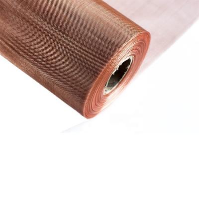 China Filter 100 120 130 140 150 160 180 200 Red Copper Wire Mesh For Battery Current Mesh Pure Copper 99.999 for sale