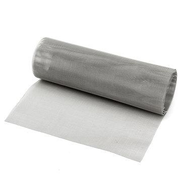 China 304 Titanium Stainless Steel Plain Weave Mesh Screen Stainless Steel Wire Cloth Filter for sale