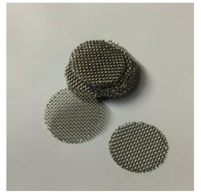 China Plain Weave Stainless Steel Metal Wire Mesh Round Filter Disc for sale