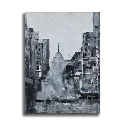 China High Quality Black And White Modern Abstract Wall Art Painting On Canvas for sale