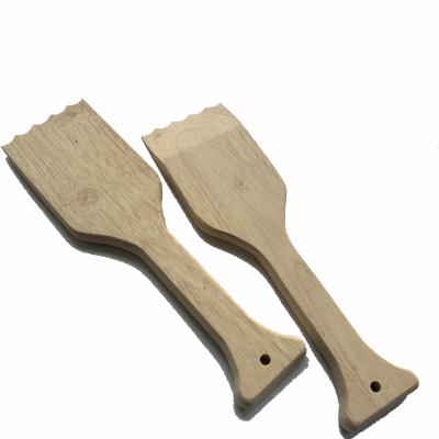 China Easily Cleaned Cheap Barbecue Tools Wooden Scraping Rubber Wood Kitchen Tools And Implements for sale