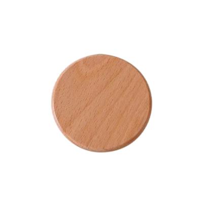 China Sustainable Natural Beech Wood Coasters For Drinks Set Coasters Gadgets Home Service Tray Coasters for sale