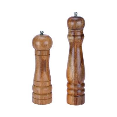 China OEM ODM Wooden Spice Salt Pepper Grinder Grinder Set for sale