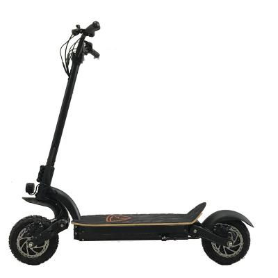 China Electric Scooter E Scooter Adult 10 Inch 52V23.2AH 1000w Unisex Double Motor Foldable With Lithium Battery Power for sale