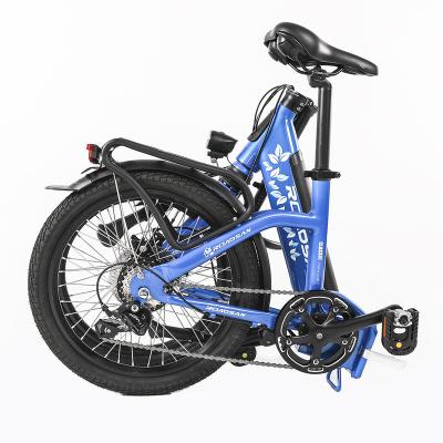 China Aluminum alloy 20 inch aluminum alloy cheap electric folding bicycle 250w for sale