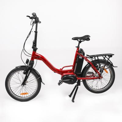 China Aluminum Alloy Bike 20 Inch Mini Folding Electric Bike for sale