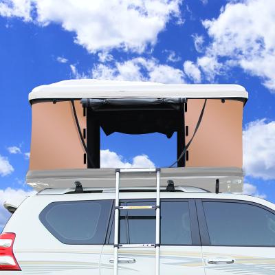 China Straight Bracing Type 4x4 Car Hard Roof Top Tent Camping Car Roof Top Tent for sale