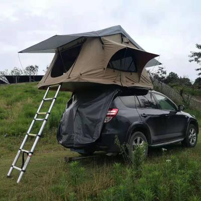 China Straight Tie Type High Quality Tent Top Outdoor Camping Foldable Waterproof Car Roof Top Tent Camper Roof Top Tent for sale