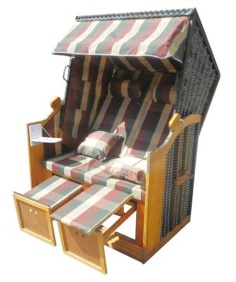 China Strandkorb German Beach Chair Model Wooden Double Ratten Germany Beach Chair for sale