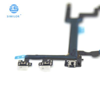 China Replace Damaged Phone Parts Similor Cell Phone Parts Power Switch On Off Flex Cable For iPhone 5 Volume Cable for sale