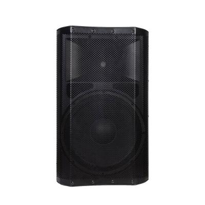 China Part Class-D PA07 Professional Audio Amplifier Cabinet Full Range 15 Inch Plastic 500W RMS Powered Active Speaker for sale