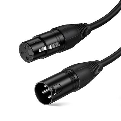 China Hot Sale Custom Amazon Monitor Professional XLR 3 Pin Female To Male 5/10/15/20/25/30/50/100 Feet Microphone Audio Cable for sale