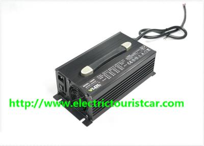 China Black Housing Classic Electric Car Battery Charger 48V 25A 260*150*90 Mm for sale