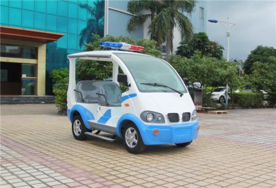 China Blue / White Electric Golf Car With Toplight Fiber Glass 4 Seats For Resort for sale