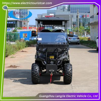 China 2+2 zitplaatsen Lifted Club Car Electric Battery Golf Buggy Jachtwagen Met DOT Te koop