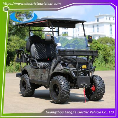 China 4 Seater Electric Golf Cart Battery Power Golf Car Recharge Time 8-10h Range 80km for sale