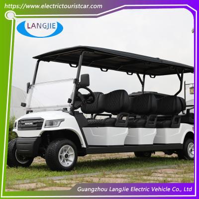 China 4 Wheel Golf Cart 8 Passenger Golf Cart 48V Electric Motor Golf Cart For Hotel for sale